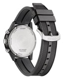 Citizen Eco-Drive Chrono herreklokke i sortfarget stål (40mm)