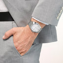 Citizen Eco-Drive herreklokke i stål med hvit skive (41mm)