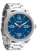Nixon Corperal herreklokke i matt stål (48mm)