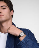 DW Marlon Sheffield herreklokke med sort rem (32x36,3mm)