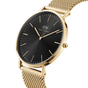 DW Classic Evergold herreklokke i gullfarget stål (40mm)