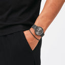 DW Classic Multieye herreklokke i gråfarget stål (40mm)