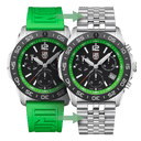 Luminox Pacific Diver Chrono herreklokke i stål med lenke (44mm)