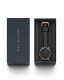 DW Classic Black Sheffield Rose herreklokke (40mm)999