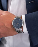 Gant Park Hill II Day-date herreklokke i stål (43,5mm)