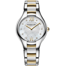RW Noemia Diamond dameklokke i tofarget stål (32mm)