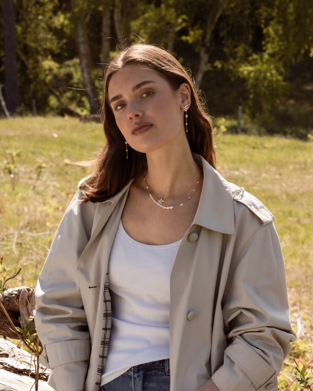 Pearl Signature Necklace Gold