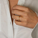 byBiehl Stardust gullforgylt sølv ring (str 52)