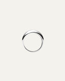 Mockberg Deco Ribbed Silver ring (str 58)
