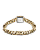 DW Jolie Chain dameklokke i stål (15,4x18,2mm)