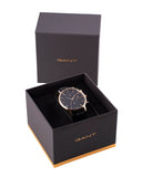 Gant Park Hill II Day-date herreklokke med sort rem (43,5mm)