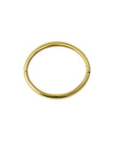 Mockberg Aura Bold Bangle armring i gullfarget stål (medium)
