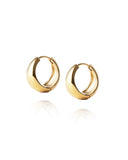 Mockberg Bold Hoops øreringer i gullfarget stål (large)