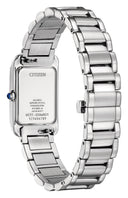 Citizen Square Eco-Drive dameklokke i stål (20mm)