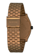 Nixon Time Teller klokke i bronsefarget stål (37mm)