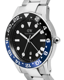 DW Iconic herreklokke i stål (40mm)