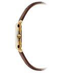 RW Toccata Rectangular dameklokke med brun rem (22x28mm)