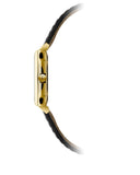 RW Toccata Rectangular Diamond dameklokke med sort rem (22X28mm)