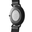 DW Classic Ashfield herreklokke i sortfarget stål (40mm)