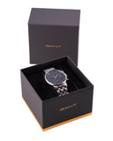 Gant Park Hill II Day-date herreklokke i stål (43,5mm)