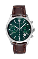 Gant Prestige 206 Chrono herreklokke med brun rem (43mm)