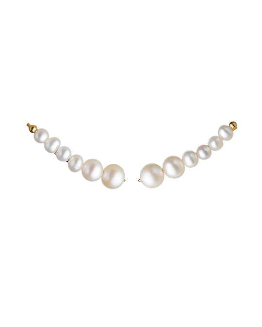 Aura Earclimbers Large Gold