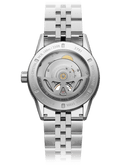 RW Freelancer Automatic Open Heart herreklokke i stål med grønn skive (42mm)