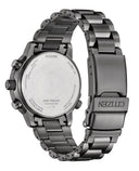 Citizen Radiokontrollert Kronograf herreklokke i stål (41mm)