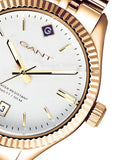 Gant Sussex dameklokke i gullfarget stål (34mm)