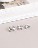 Mockberg Chunky Hoops øreringer i stål (small)