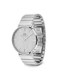DW Classic Piano herreklokke i stål (40mm)