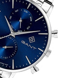 Gant Park Hill II Day-date herreklokke i stål (43,5mm)