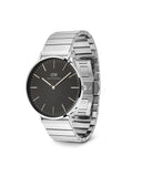 DW Classic Piano herreklokke i stål (40mm)