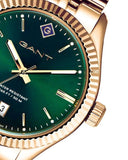 Gant Sussex dameklokke i gullfarget stål (34mm)