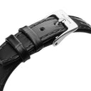 Mockberg Timeless dameklokke med sort rem (19x28mm)
