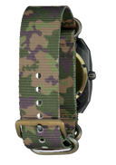 Nixon Scout herreklokke med army nato rem (35mm)