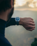 RW Freelancer GMT Worldtimer herreklokke med blå rem (41mm)