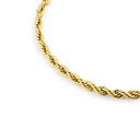 Mockberg Bold Rope gullfarget armbånd i stål (medium)