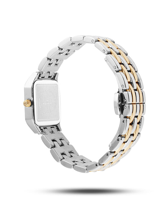 Classic Square Tofarget / Hvit 18x19mm