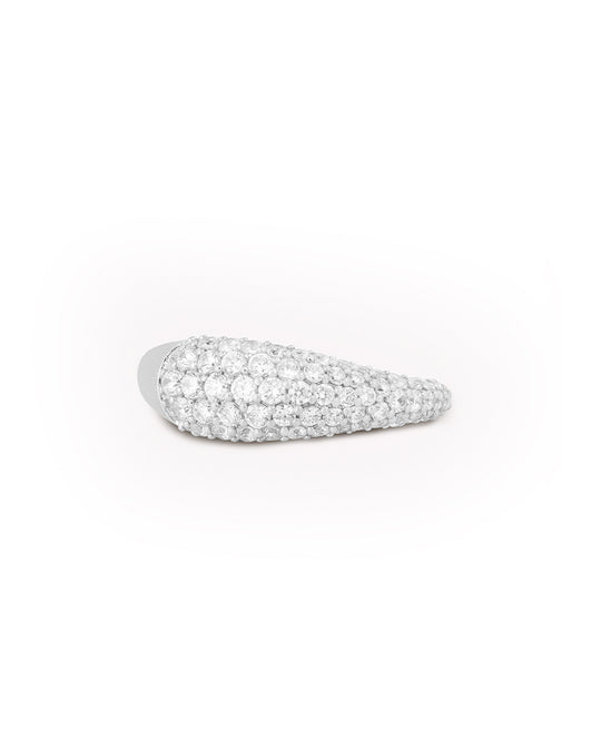 Ocean Flow Ring Sparkle Silver - 56