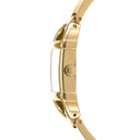 DKNY Signature dameklokke i gullfarget stål (18x37mm)