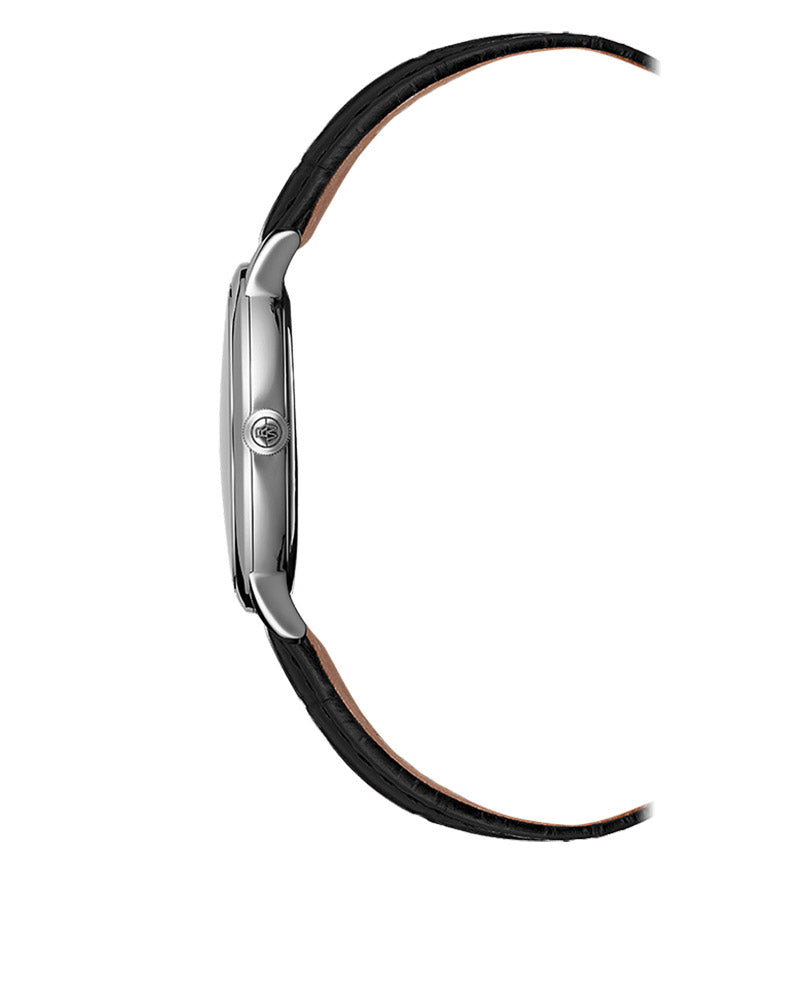 Toccata Mens Skinn / Hvit 39 mm