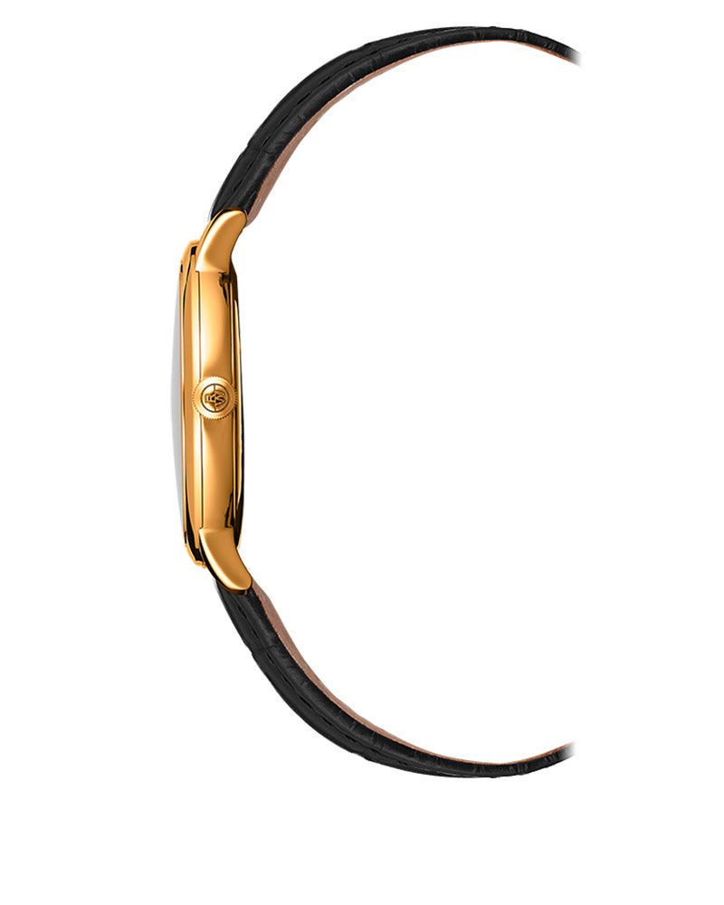 Toccata Mens Skinn / Hvit 39mm