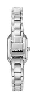 DKNY Signature dameklokke i stål (18x27mm)