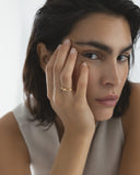 Mockberg Wavy Petite Gold ring (str 54)