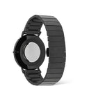 DW Classic Piano herreklokke i sortfarget stål (40mm)