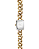 DW Jolie Chain dameklokke i stål (15,4x18,2mm)