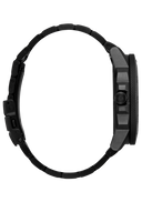 Nixon Smyth herreklokke i sortfarget stål (44mm)