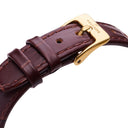 Mockberg Timeless dameklokke med brun rem (19x28mm)