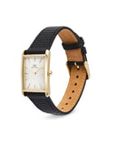 DW Bound herreklokke med sort rem (24x35mm)